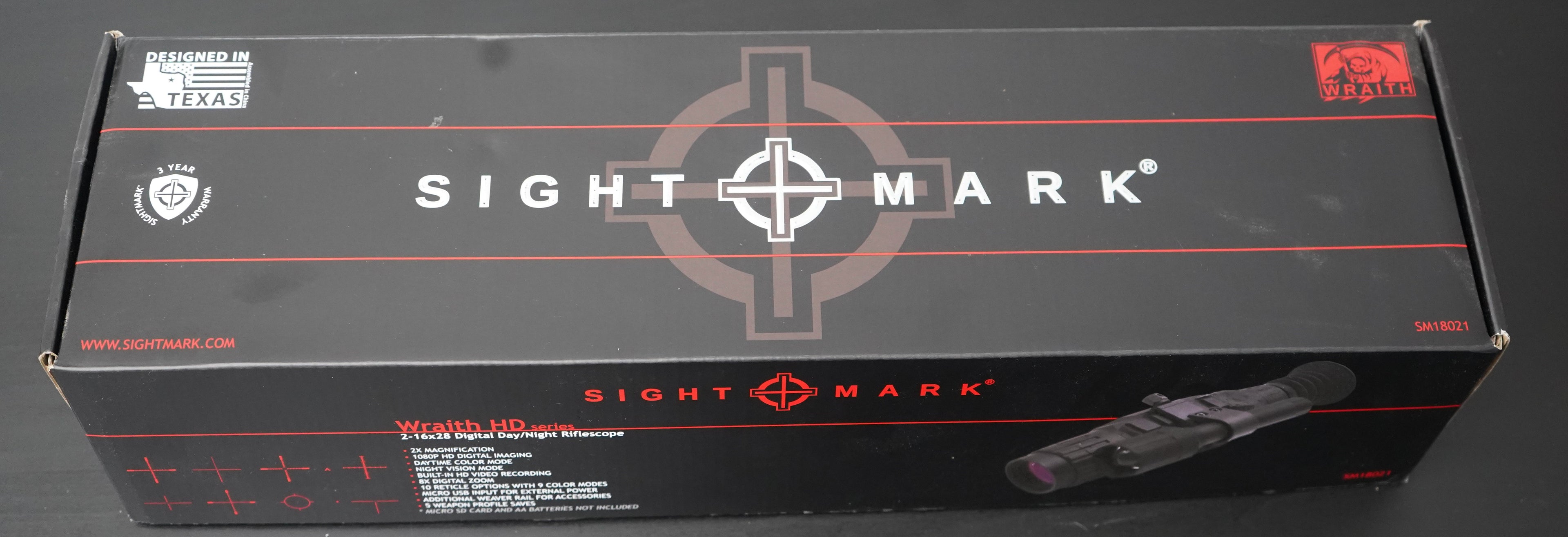 Sight Mark Wraith HD SM18021 Digital Day/Night Rifle Scope
