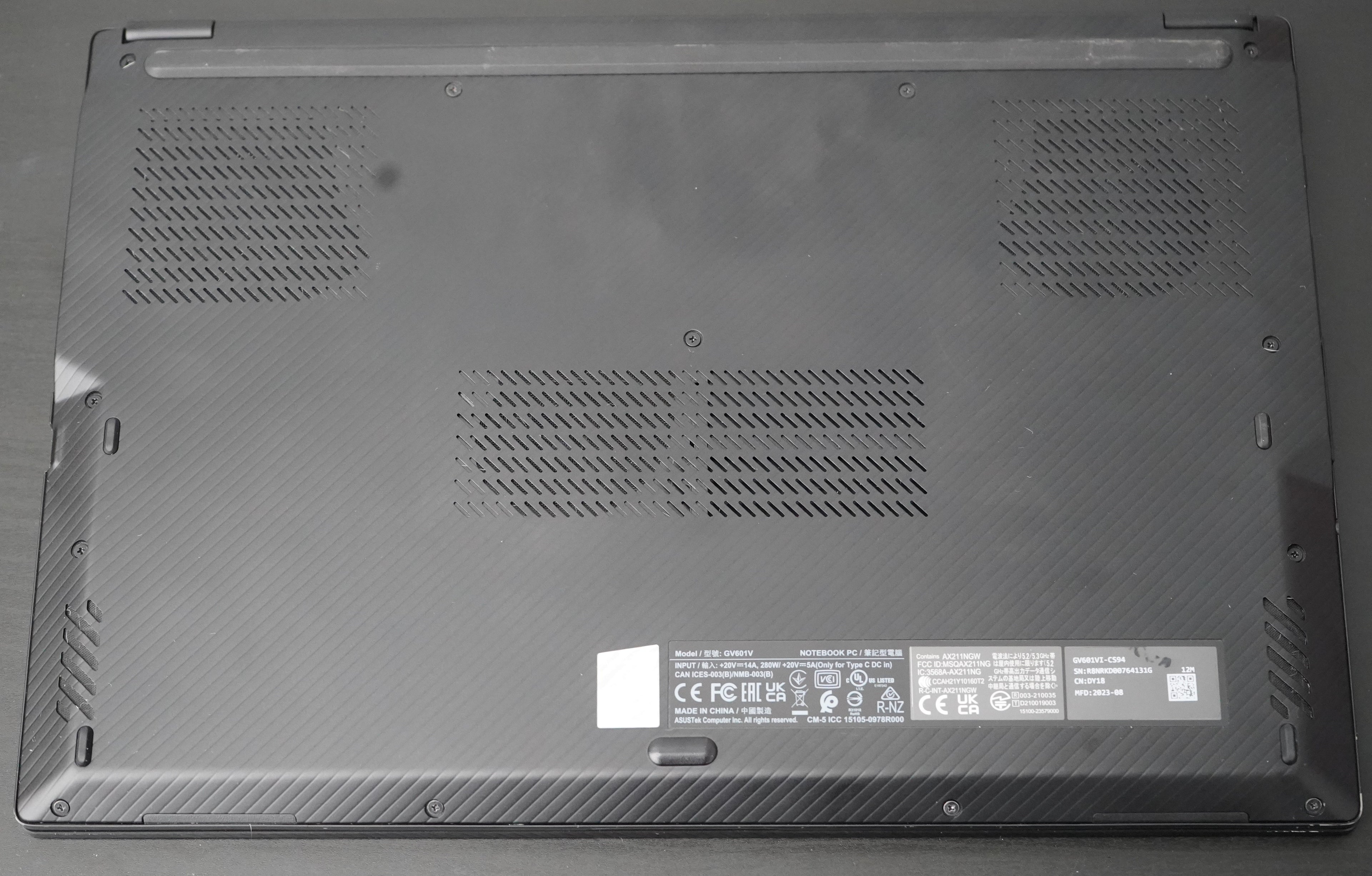 ASUS ROG Flow X16 Laptop GV601V RTX 4070 i9-19600H 64GB DDR5 RAM 2TB SSD
