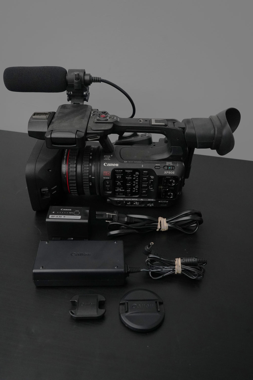 Canon XF605 4k UHD HDR 15x Zoom Professional Camcorder